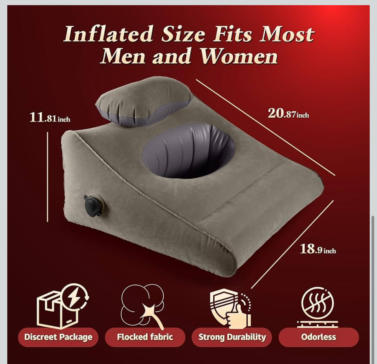 Inflatable Sex pillow cushion