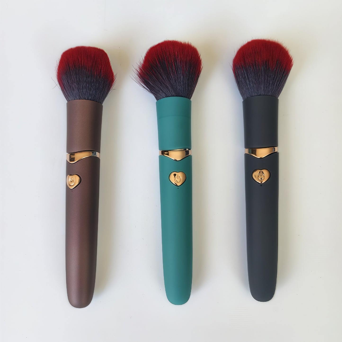 Makeup brush vibrator