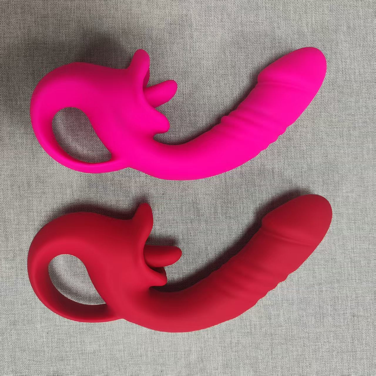Vibrator Dildo Sex Toys for Women with Thrusting G Spot & 10 Sucking Modes for Clitoral Nipple Stimulation