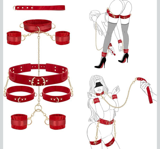 7 pieces BDSM kit