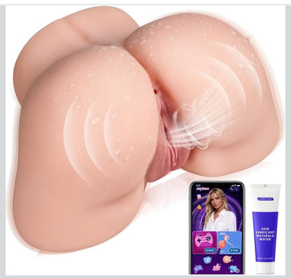 Synch Ai App  controlled vibrating Sex Doll soft Realistic masturbar