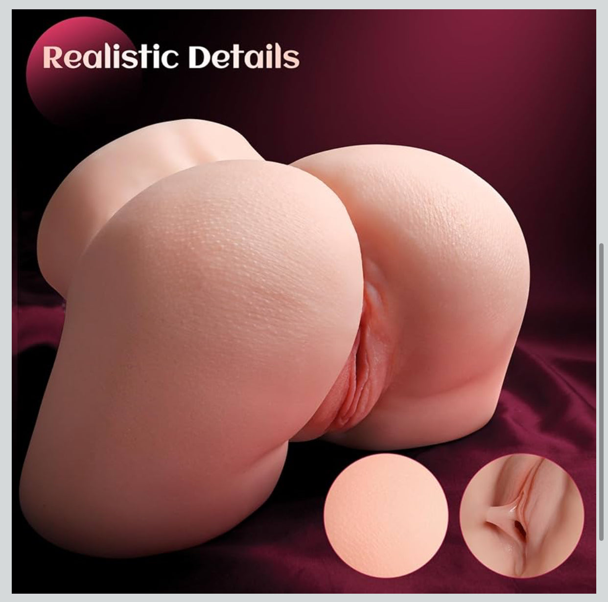 Synch Ai App  controlled vibrating Sex Doll soft Realistic masturbar