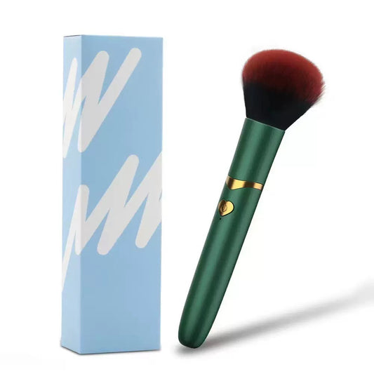 Makeup brush vibrator