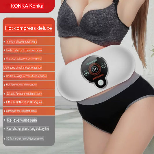 Konka Abdomen Massage Belt with Heat Therapy & fat Burner