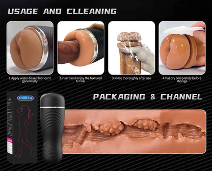 Anal male  masturbator cup